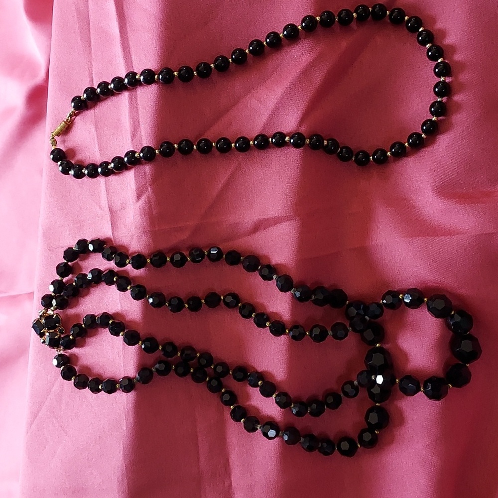 Vintage Black necklaces